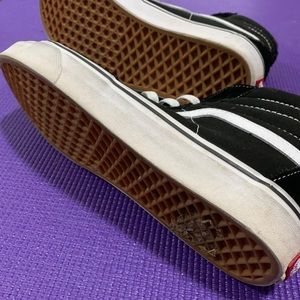 Black high top vans